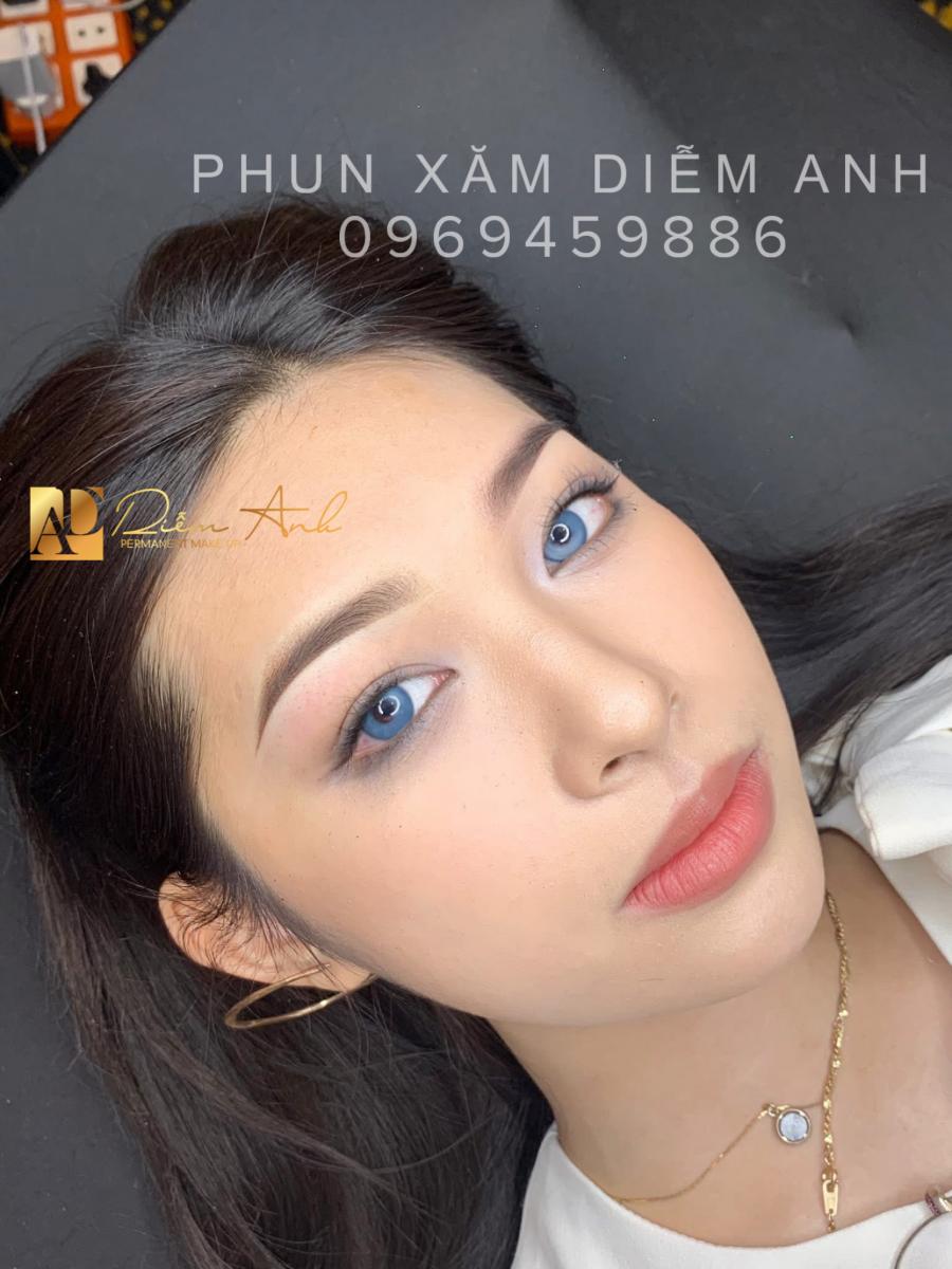 phun xăm lông mày diễm anh