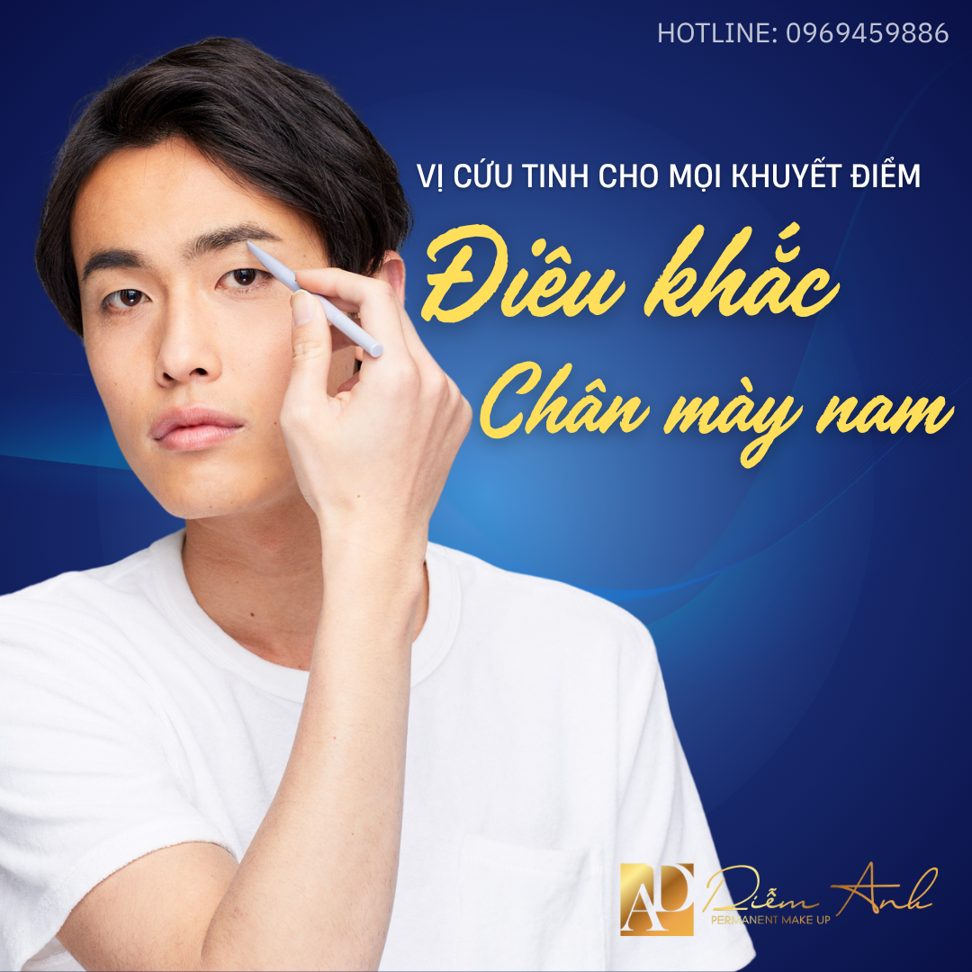 điêu khắc chân mày cho nam