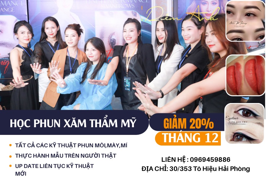 học phun xăm thẩm mỹ