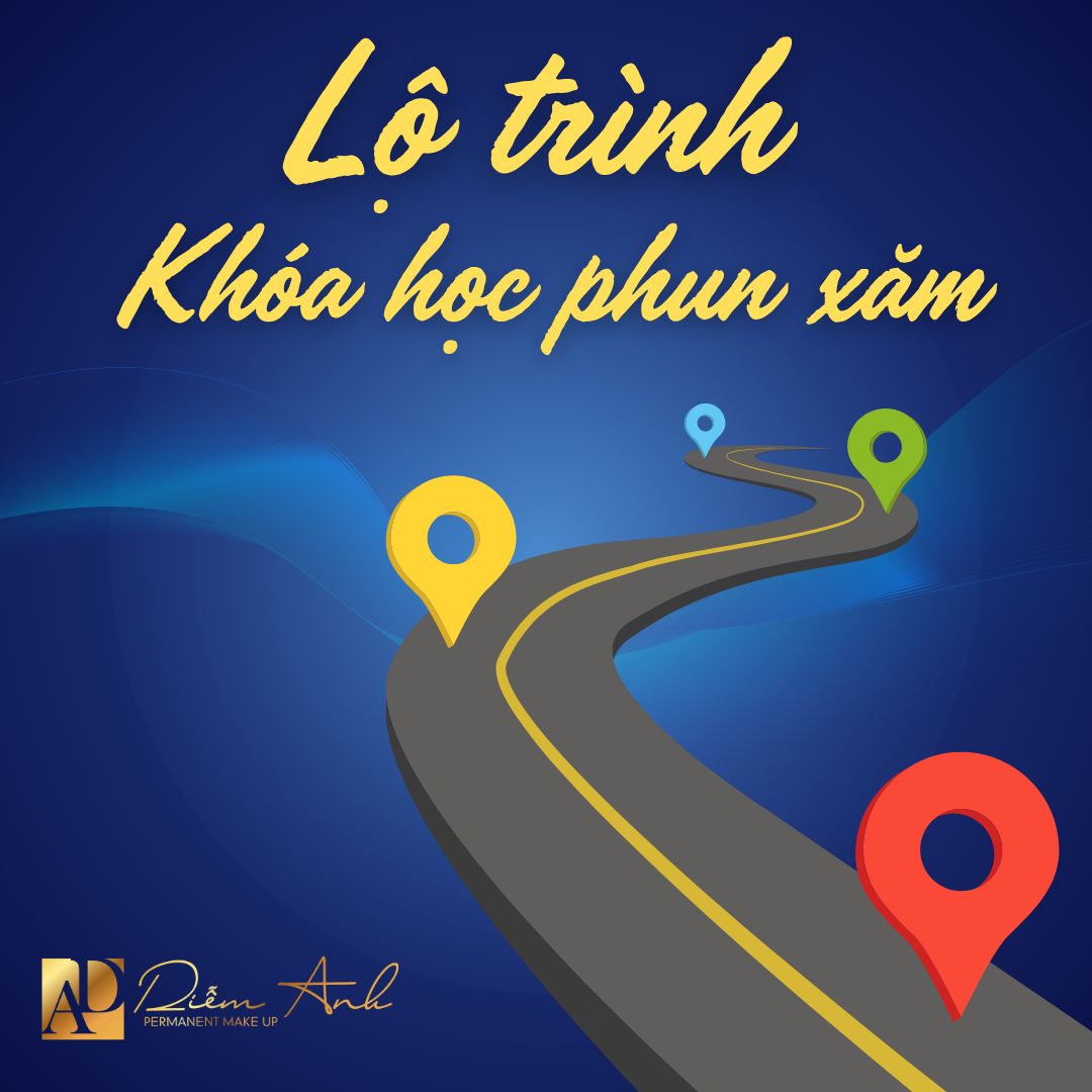 lộ trình khóa học phun xăm